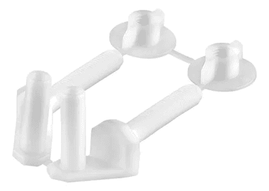 Fixing Screw Set for Herc Toilet Seats White